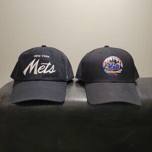 Mets baseball caps hats black '47  Franchise and Cooperstown MVP 45/ or 25 each